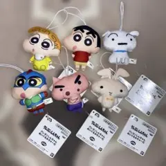 クレヨンしんちゃん ぬいぐるみちゃーむ 6種コンプリートセット