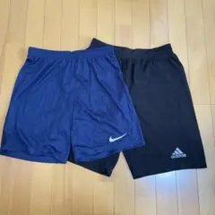 adidas Nike ハーフパンツ 2点セット