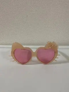 美品　2000 年　USJ ハローキティ ハート型サングラス ピンクのサムネイル