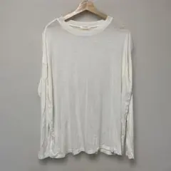 BEAUTY&YOUTH ホワイト 長袖Tシャツ