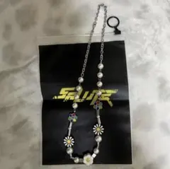 SALUTE サルーテ ネックレス ニコちゃん フラワー パール 花 - メルカリ SALUTE サルーテネックレスニコちゃんフラワーパール花