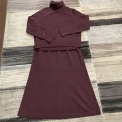美品　ユニクロ　スフレヤーン　ニット　セットアップ　スカート