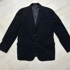 黒 テーラードジャケット 2ボタン サイズXL