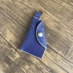 ハンドメイド レザーコインケース