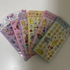 エスターバニーんぽちゃむきみまろステッカー 6枚セット