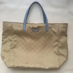 グッチ GGキャンバス トートバッグ 189669 ホワイト キャンバス - メルカリ