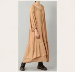 グレースコンチネンタル バックリボンワンピース ブラウン　 未使用品☆☆☆