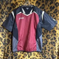 asics ピステ　赤/黒　フットサル　football Mサイズ　防風