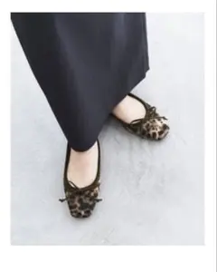 23.5cm Le Talon スクエアベルベットバレエ