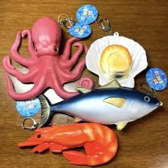 ぷにぷに 鮮魚 スクイーズお魚ストラップ 【 5種類 】・未使用 - メルカリ