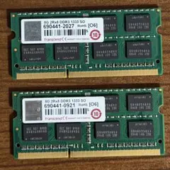 Transcend DDR3-1600 16GB(8GBx2枚)セット 動作◎ - メルカリ