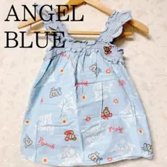 古着 ANGEL BLUE 子供服 M ノースリーブ 夏服 レトロ 当時物のサムネイル
