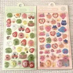 海外製 たまごっち ボンボンドロップ ぷっくりシール くちぱっち めめっち 立体