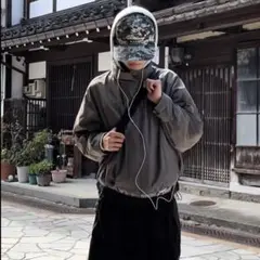 ユニクロ ウインドプルーフスタンドブルゾン L