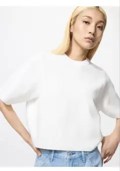 UNIQLO ウォッシャブルミラノリブセーター M