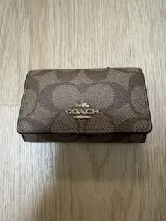 COACH コーチ シグネチャー 小物入れ ブラウン