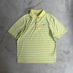 00s NIKE ボーダーポロシャツ　古着