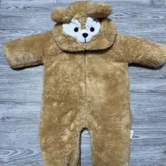 ダッフィー ベビー服 コスプレ 裏起毛 ディズニー 90 男女兼用