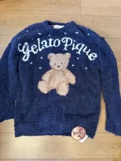 【HOMME】ジェラートスノーベアジャガードプル Lサイズ上下セット