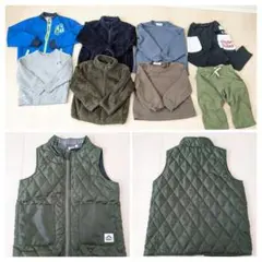 男の子 120〜130 セット 9着 まとめ売り アウター トップス パンツ