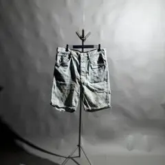 Iroquois カットオフジャカードデニムショーツ 2