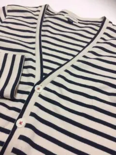 ボーダーカーディガン