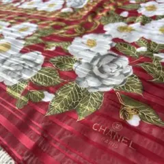 CHANEL シャネル スカーフ 85x87 カメリア パール ネイビー - メルカリ