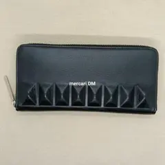 傷あり 新品 長財布 ピエールカルダン 未使用 ラウンドファスナー ブラックのサムネイル