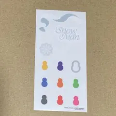 Snow Man POP UP ステッカー popup スノーマン シール