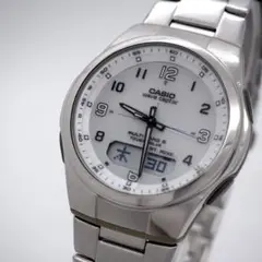 408 稼動 CASIO 時計　ウェーブセプター メンズ 電波ソーラー