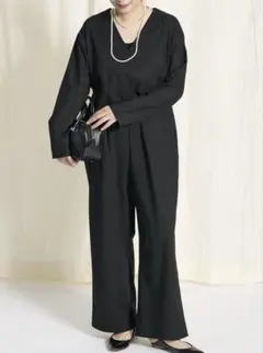 新品★JOURNAL STANDARD 黒　オケージョン　オールインワン