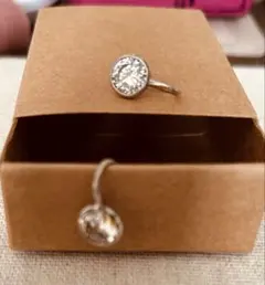 シルバーCZフックピアス　最終値下げ