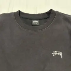 Stussy クルーネック スウェット ブラック Lサイズのサムネイル