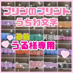 うる様専用　連結うちわ文字　文字パネル　うちわ文字