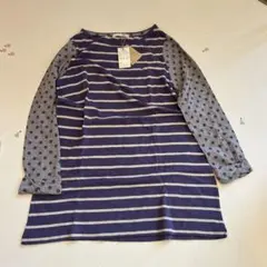 ナネア　ストライプカットソー　フリーのサムネイル
