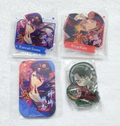 一番カフェ アクリルバッジ 鬼龍紅郎 神崎颯馬 ぴたでふぉめ 蓮巳敬人 あんスタ