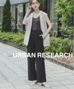URBAN RESEARCH リネンライク パンツ