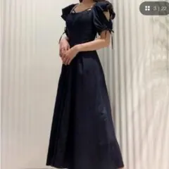 SINDIEL スリーブデザインスクエアネックワンピース