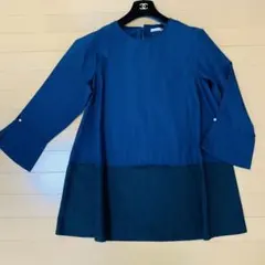 ✮*。゜DoCLASSE 五分袖 ブルー トップス✮*。゜のサムネイル