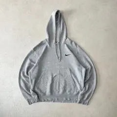 90s old nike 短丈 パーカー 白タグ hoodie