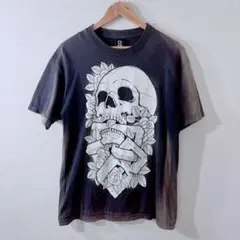 REBEL8 Tシャツ　半袖　カットソー　ブリーチ加工メンズ　M USA製　古着のサムネイル