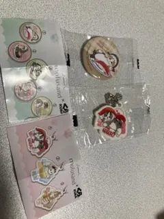 モフサンド　キーホルダー・缶バッジセット