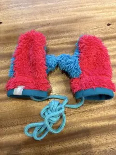 ノースフェイス ベビー用フリースミトン ピンクと青