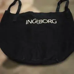 ピンクハウス　INGEBORG トートバッグ ブラック ロゴ入りのサムネイル