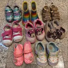 ベビーシューズセット　ミニーマウス、長靴、サンダル　15㎝　アンパンマン