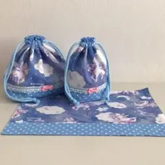 ハンドメイド☆お弁当袋3点セット☆ユニコーン