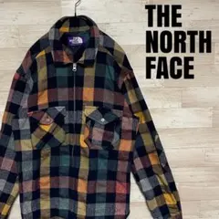 ✨THE NORTH FACE パープルレーベル長袖 ネルシャツ チェック柄L✨