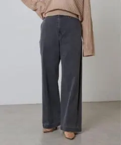 COLLAGE GALLARDAGALANTEストレッチスラックスデニム