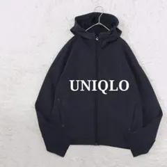 【ユニクロ】ドライスウェットフルジップパーカー フード付き カジュアル 羽織りM