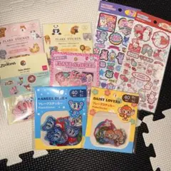 セリア シールセット エンジェルブルー